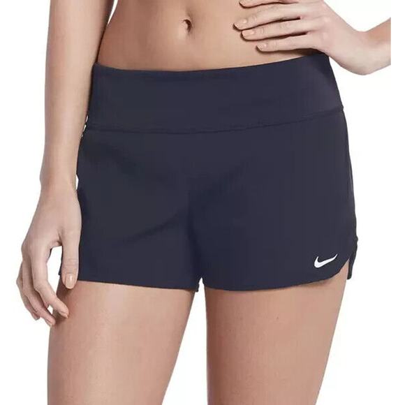 NWT Nike Women's Solid Element Swim Board Shorts 2.5" Inseam Black Size Large - Picture 3 of 13